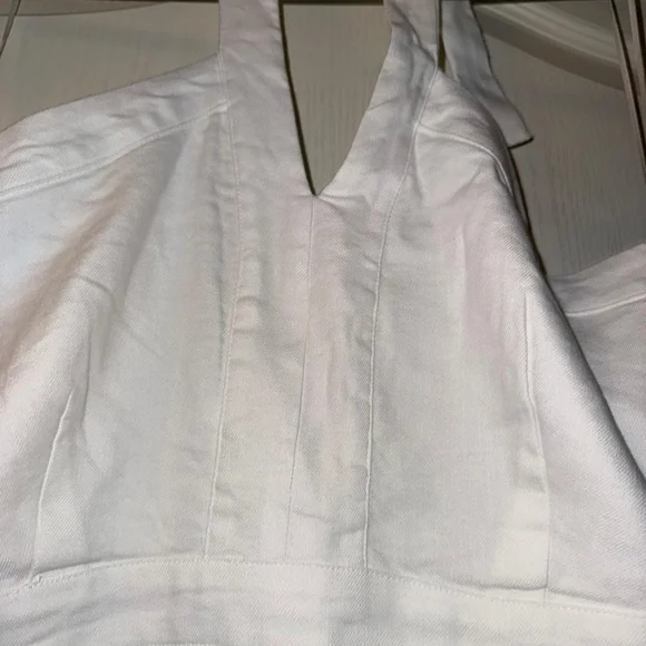 Ann Taylor White Backless Dress - Picture 1 of 6